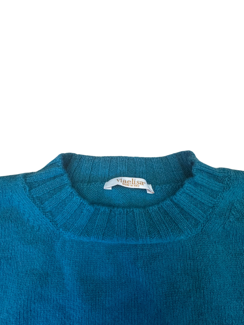 Pullover Türkisblau Gr.10 | Unbekannt
