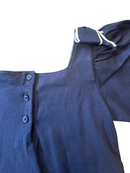Bluse Kurzarm Marineblau Gr.116 | Janie and Jack