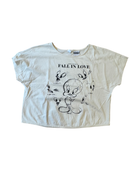 T-Shirt Creme cropped Gr.152 | Looney Tunes