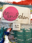 Kleid Mädchen Türkis mit buntem Weihnachtsmuster Gr.122 | Mini Boden