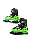 Eislaufschuhe & Inliner Schwarz und Neongrün Gr.40-43 | CS