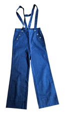 Jeans mit Hosenträgern Blau Gr.140 | Jacadi