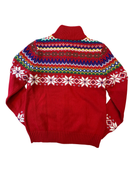 Jacken Rot mit buntem Muster Gr.10-12 | Ralph Lauren