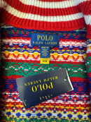 Jacken Rot mit buntem Muster Gr.10-12 | Ralph Lauren