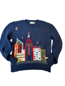 Pullover Blau mit Stickerei Gr.10-12 | Disney