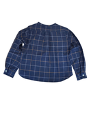 Bluse Blau kariert Flanell Gr.128 | East End