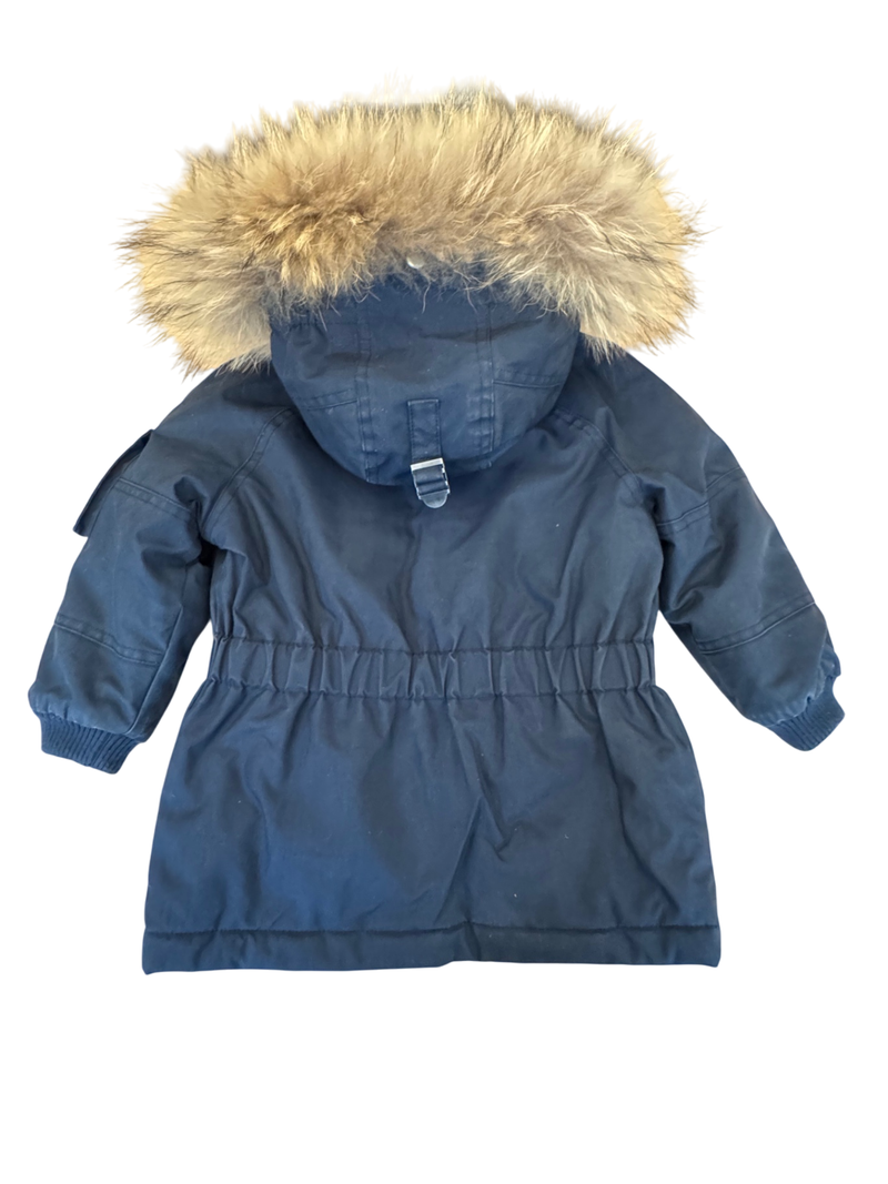 Winterjacke mit Kaputze Dunkelbraun Gr.92 | Bonpoint