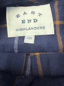 Bluse Blau kariert Flanell Gr.128 | East End