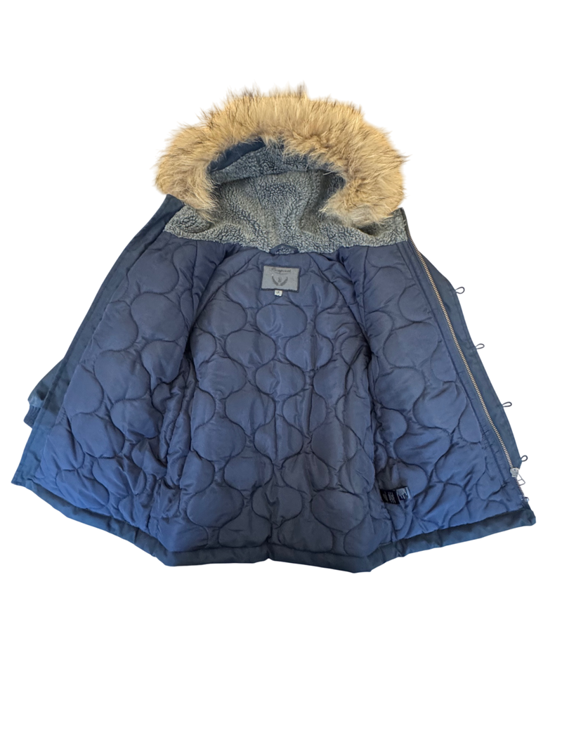 Winterjacke mit Kaputze Dunkelbraun Gr.92 | Bonpoint