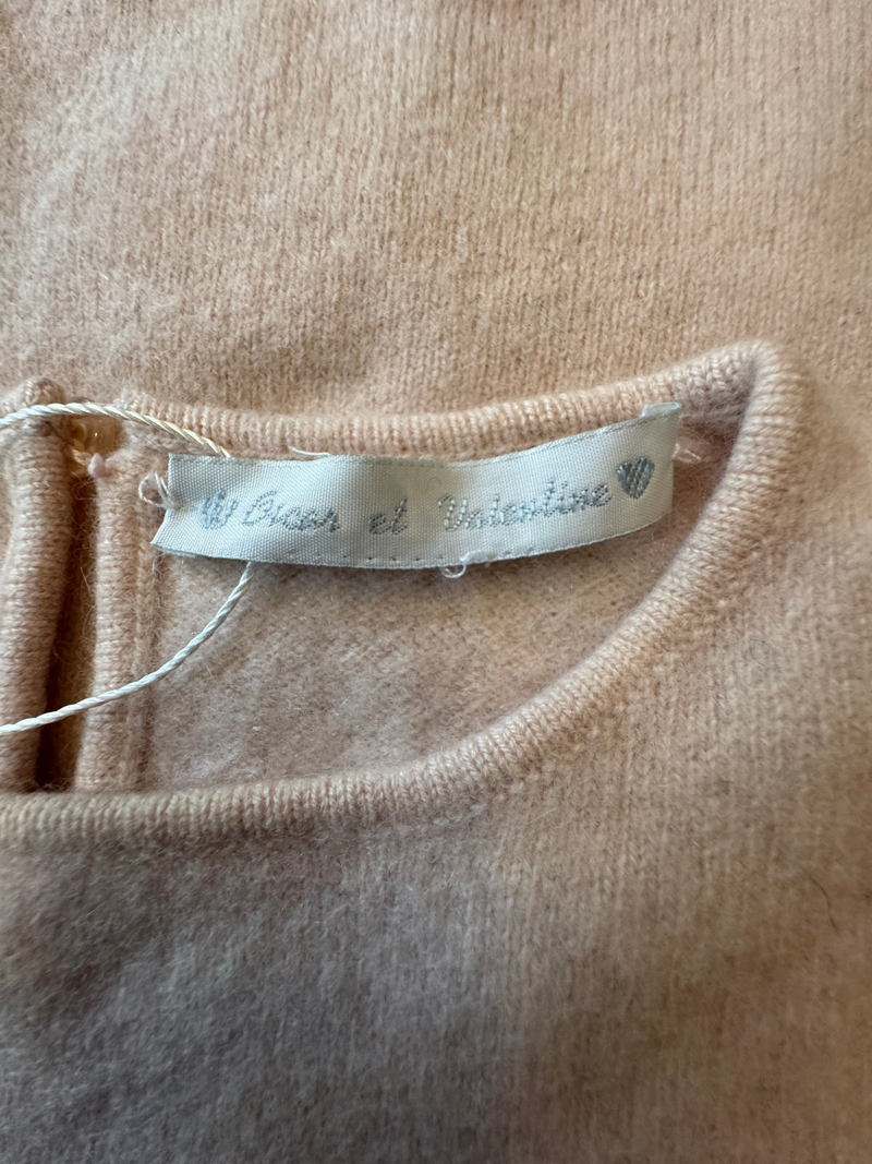 Pullover "HONEY" 100% Kaschmir Rosa Gr.80 | Oscar et Valentine