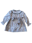 Kleid Beige mit floralem Muster in Rosatönen Gr.62 | HANDMADE