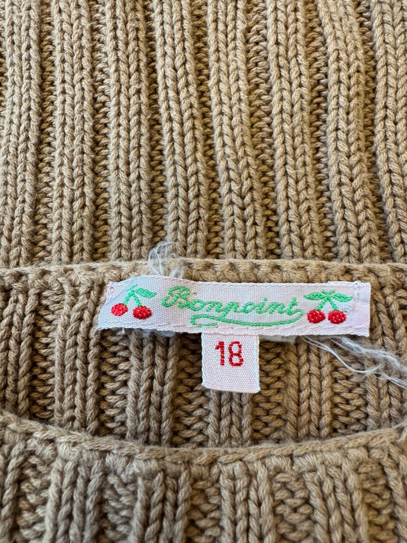 Pullover Braun Gr.80/86 | Bonpoint