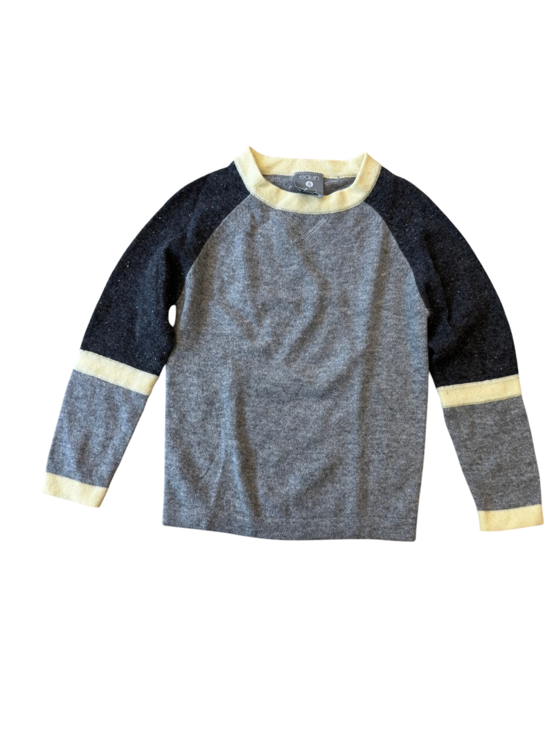 Pullover Grau und Dunkelblau Gr.92/98 | Eden & Zoe