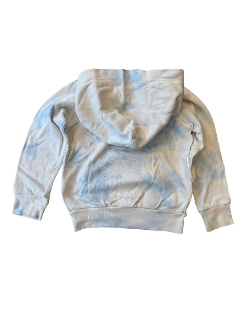 Hoodie Weiß mit blauem Batik Gr.98 | Polo Ralph Lauren