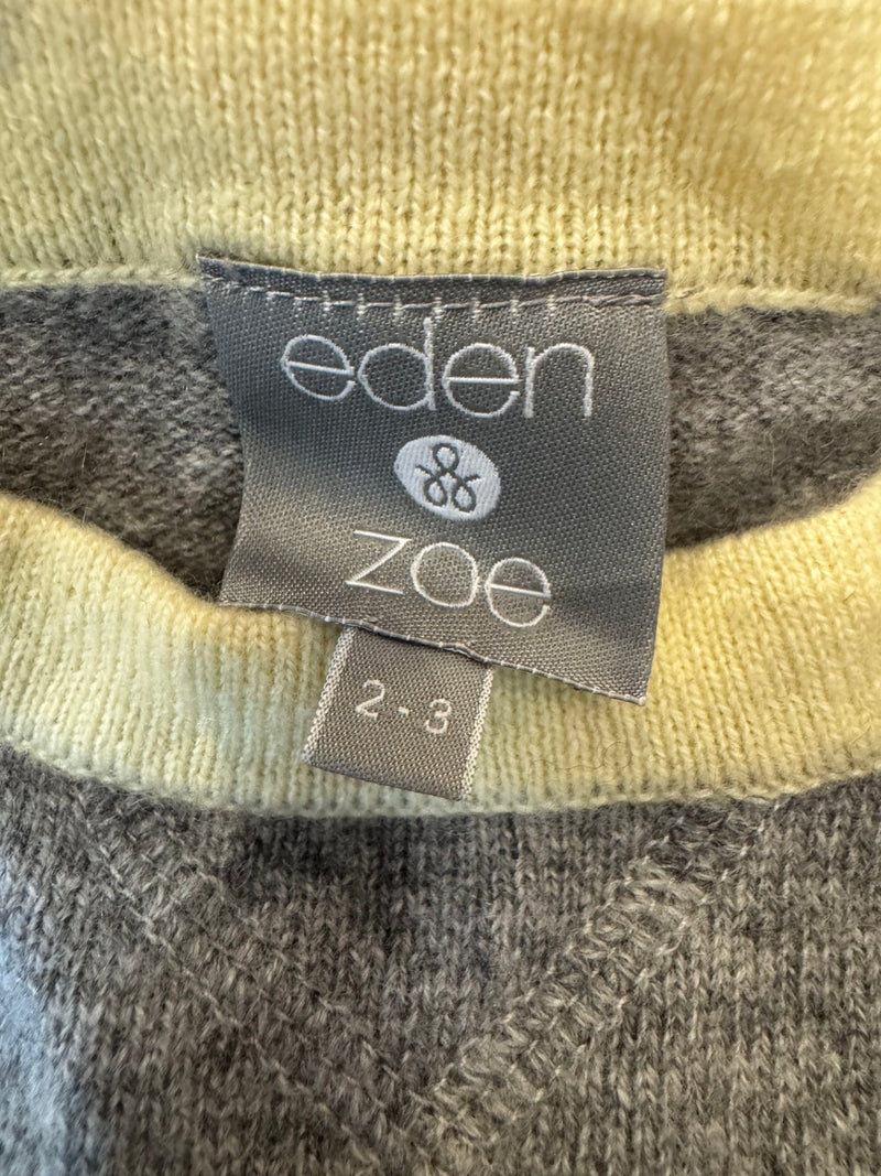Pullover Grau und Dunkelblau Gr.92/98 | Eden & Zoe