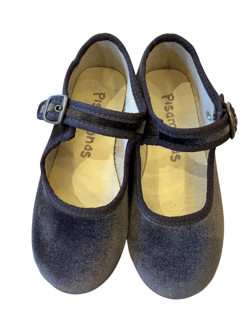 Slipper Hausschuhe dunkelbraun Gr.26 | Pisamonas