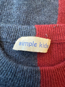 Pullover Blau und Rot Gr.8 | Simple Kids