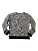 Pullover Schwarz-Weiß-Melange Gr.8 | Bonpoint