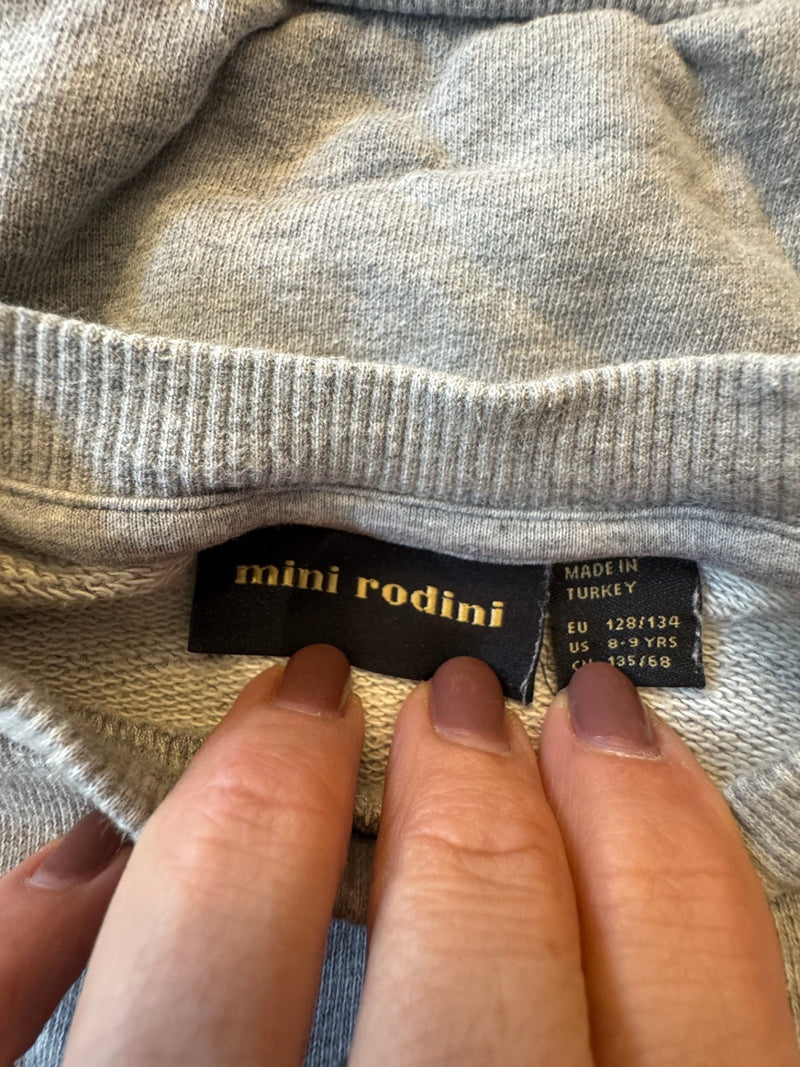 Sweatshirt Grau Gr.128 | mini rodini