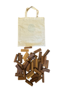 Holzspielzeug Natur Gr.50 Stk á 7.5*2.5*1.5 | HANDMADE