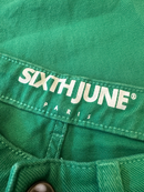 Jeans Grün Gr.24 | Sixth June