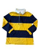 Poloshirt Langarm Gelb und Marineblau Gr.8 | Polo Ralph Lauren