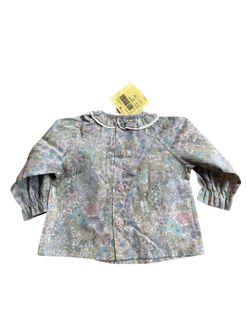 Bluse mit Blumenmuster Gr.62 | Pili Carrera