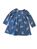 Kleid Blau mit Einhörnern und Sternen Gr.98 | Tchibo