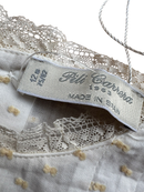 Bluse Beige mit pastellfarbenen Punkten Gr.74 | Pili Carrera