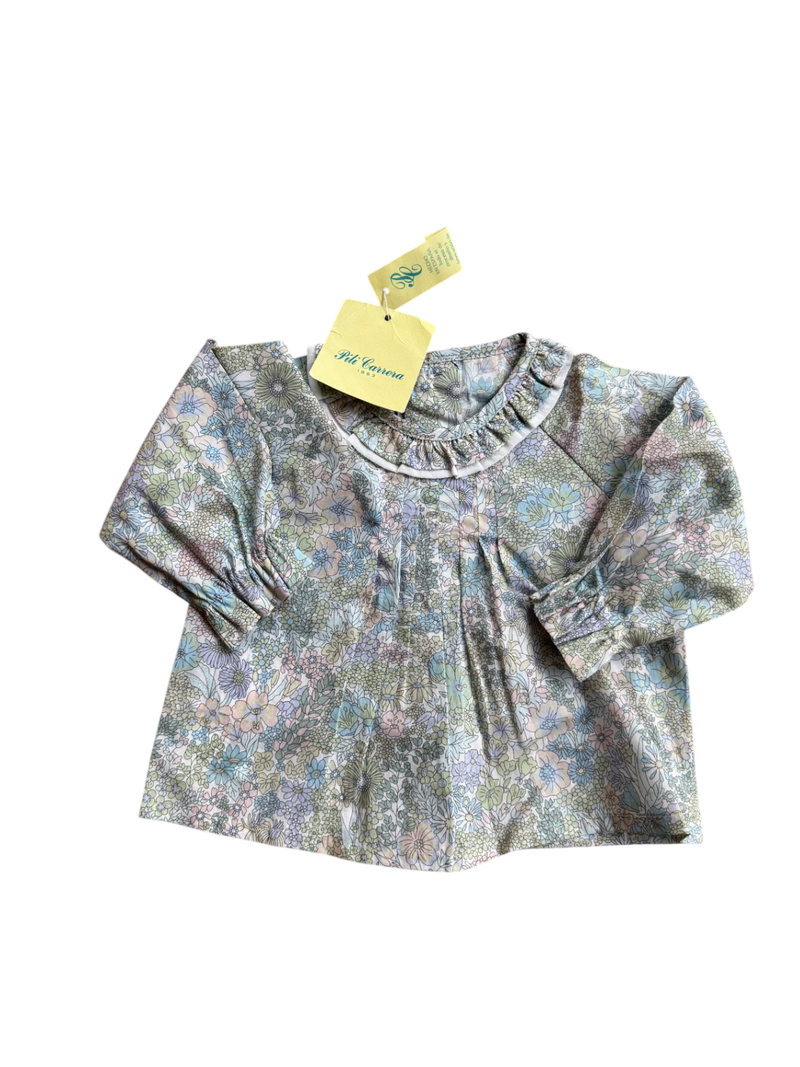 Bluse mit Blumenmuster Gr.62 | Pili Carrera
