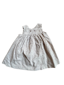 Kleid Beige mit floralem Muster Gr.62 | Unbekannt