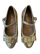 Riemchen-Ballerinas Gold Pailletten Gr.30 | Age of Innocence