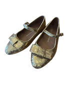 Riemchen-Ballerinas Gold Pailletten Gr.30 | Age of Innocence