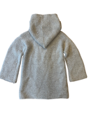 Strickmantel hellgrau Gr.92 | HANDMADE