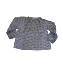 Bluse Mädchen Dunkel mit Blumenprint Gr.2 | Bonpoint