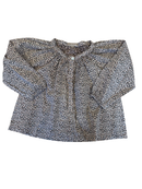 Bluse Mädchen Dunkel mit Blumenprint Gr.2 | Bonpoint