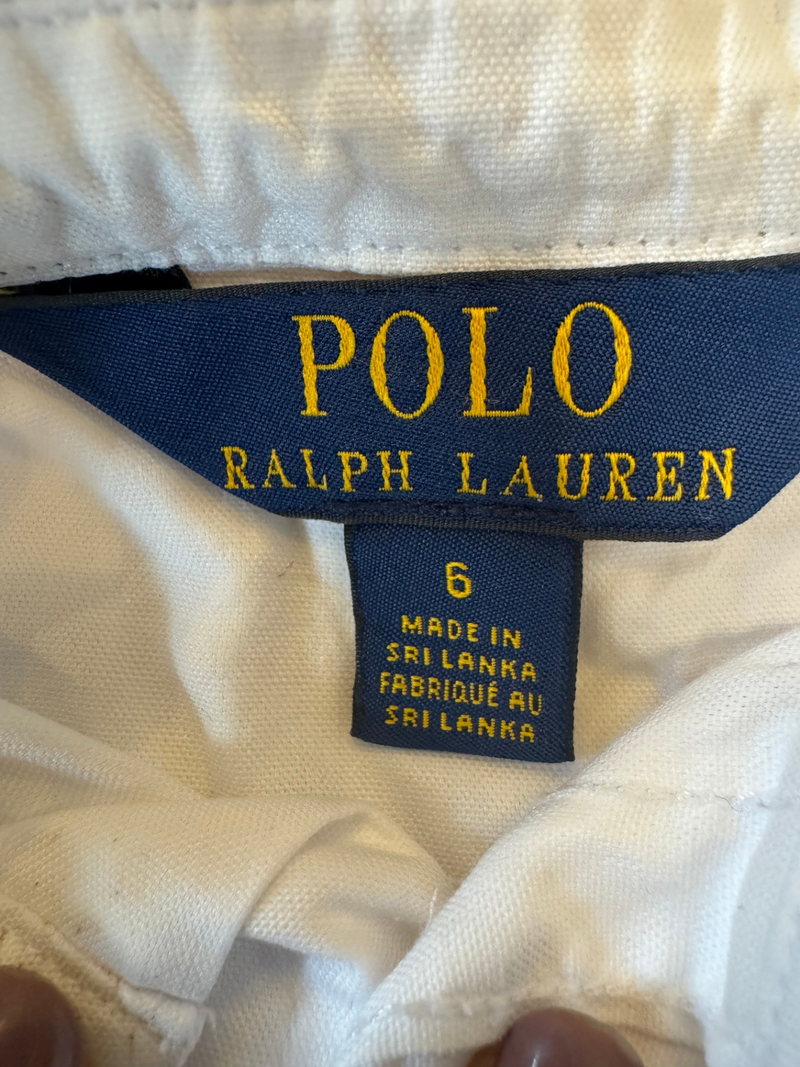 Bluse mit Puffärmeln und Peter-Pan-Kragen Gr.116 | Polo Ralph Lauren