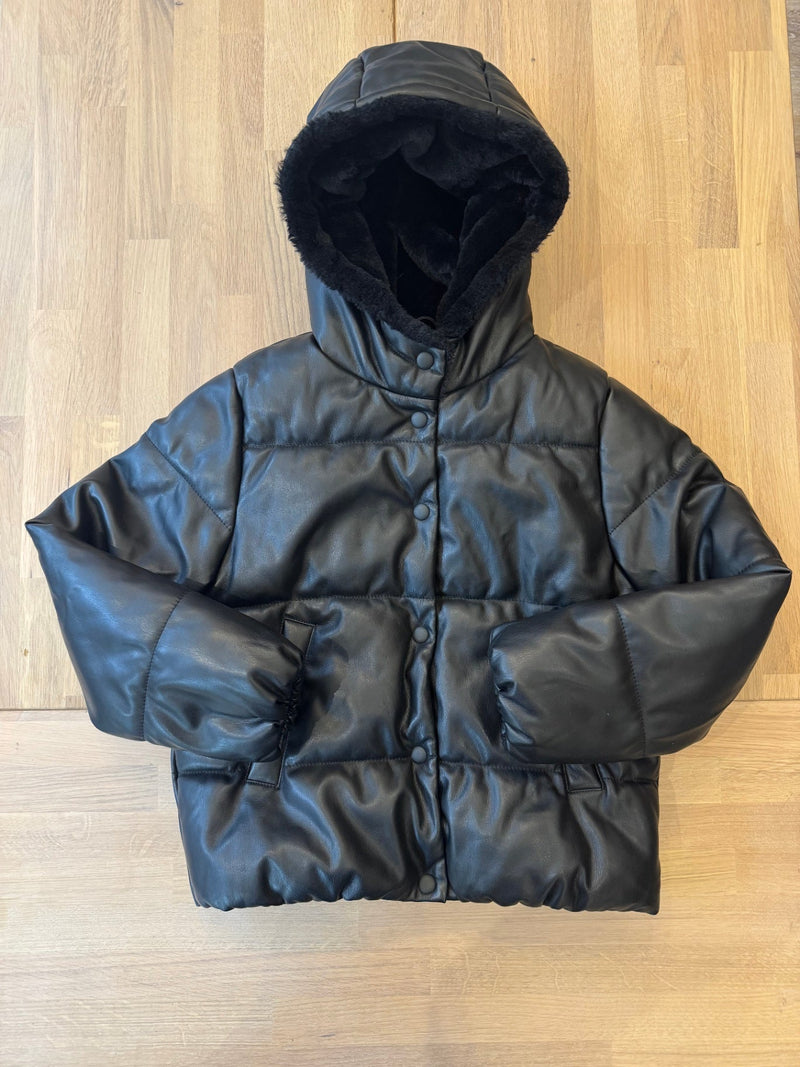 Winterjacke Puffer-Jacket Schwarz Gr.140 | zara