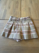 Shorts Mädchen Beiges Karomuster Gr.110 | Abel & Lula