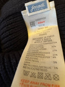 Bommel Mütze Dunkelblau mit Glitzer Gr.53 cm | Jacadi Paris