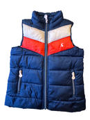 Weste wattiert Dunkelblau, Rot, Beige Gr.110 | Tom Joules