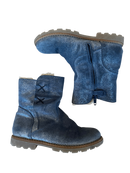 Winterstiefel gefüttert Blau mit Glitzer Gr.29 | Ocra