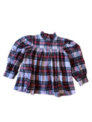 Bluse Mädchen Rot kariert Gr.128 | Morley