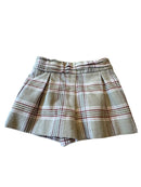 Shorts Mädchen Beiges Karomuster Gr.110 | Abel & Lula