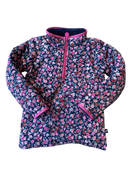 Half Zip Fleece-Pullover Bunt, mit Blumenmuster Gr.116 | Tom Joules