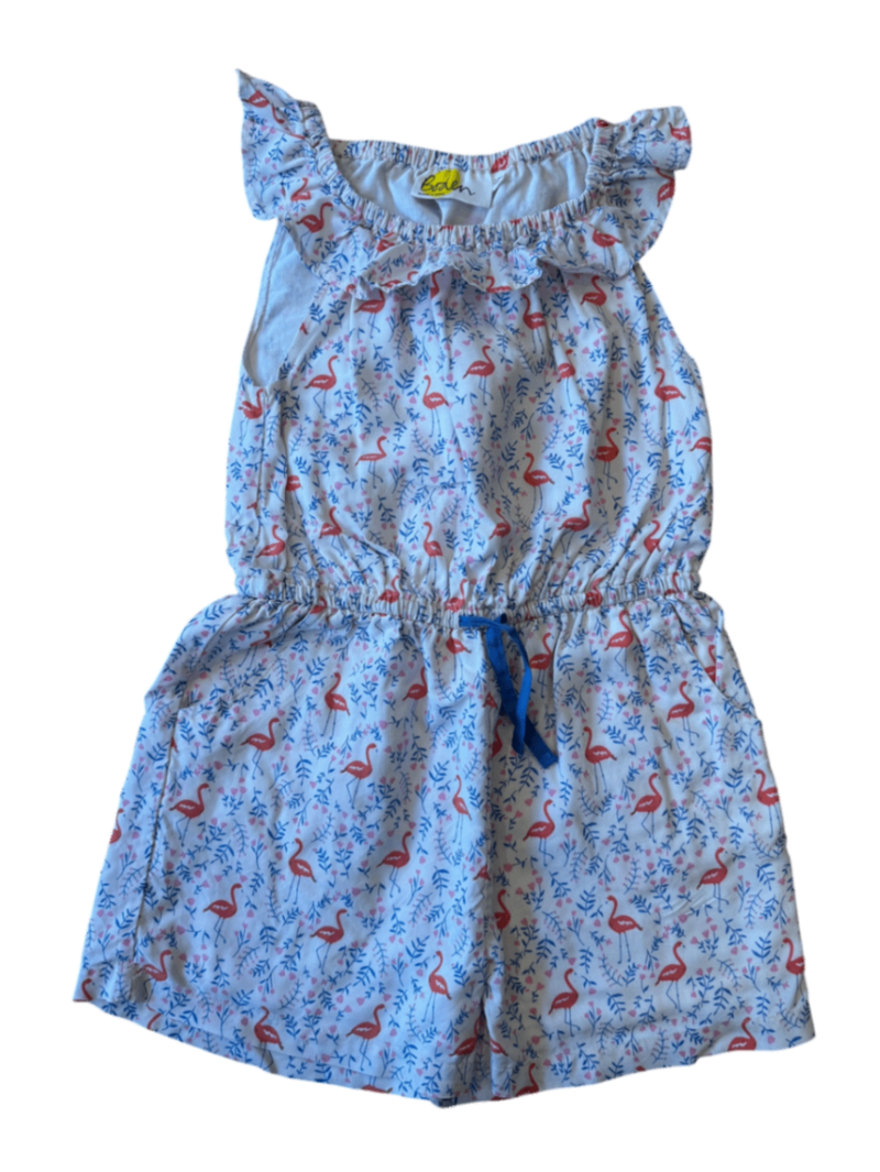 Jumpsuit kurz Mädchen bunt geblümt Gr.128 | Mini Boden