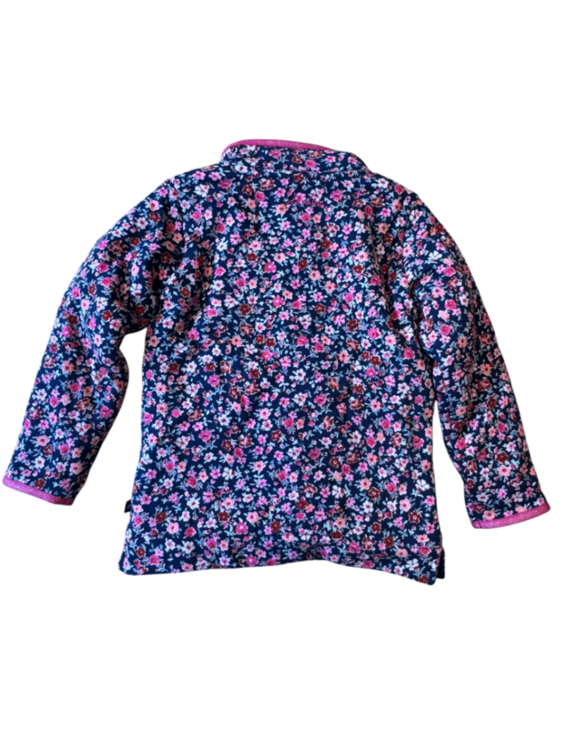 Half Zip Fleece-Pullover Bunt, mit Blumenmuster Gr.116 | Tom Joules