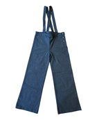 Hose mit Hosenträger Dunkelgrau Gr.128 | tocoto Vintage