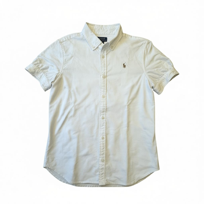 Bluse kurzarm Weiß Gr.16 | Ralph Lauren