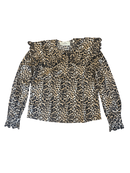 Bluse Leo-Muster Gr.12 | Les Coyotes de Paris